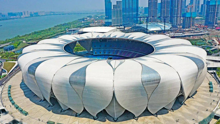 Juli Sling assists in constructing the Hangzhou Olympic Sports Centre Stadium Successfully!