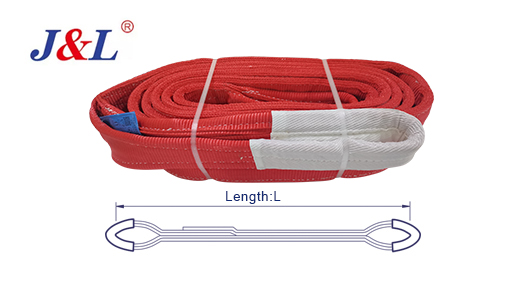 Heavy Eye Webbing Sling W02-10 | Webbing Slings by J&L